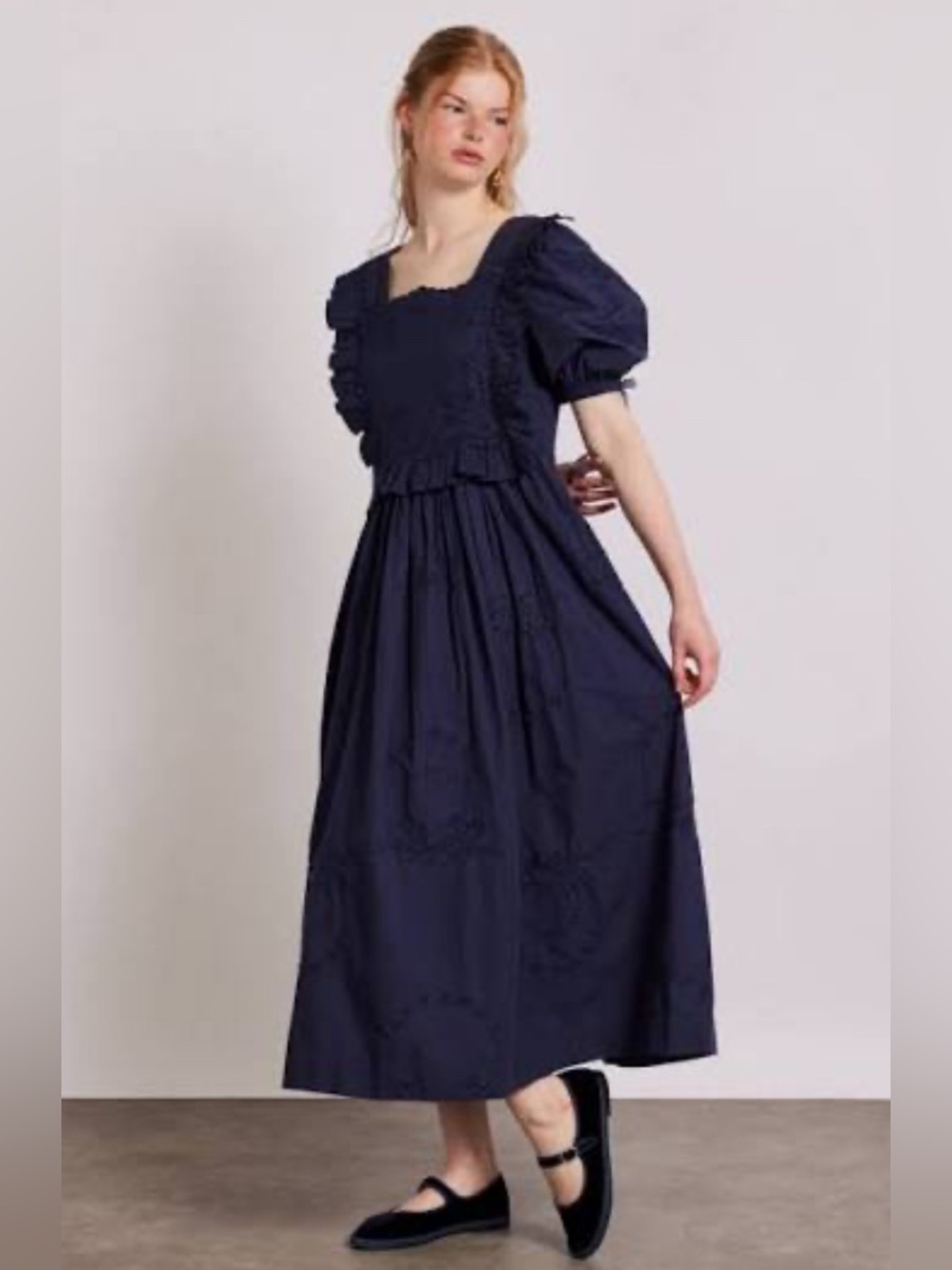 Damson Madder Cotton “Rhea” Dress